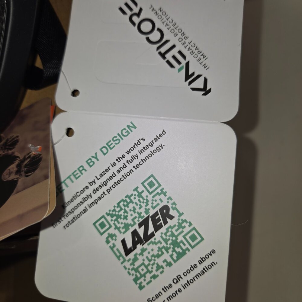 LAZER Vento Kineticore Black Small 52-56cm Retail $300 New in Box - Picture 10 of 14